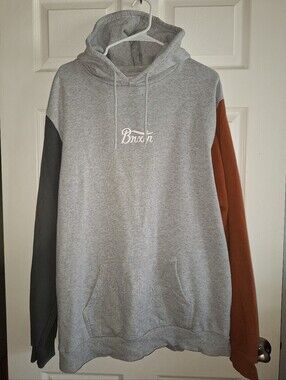 Brixton Mens XXL Hoodie Sweatshirt Multicolored Fall